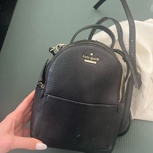 Kate spade leather backpack